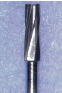 Fissure bur used in access cavity preparation