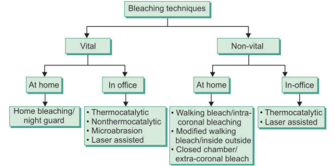 Types of Bleaching in Endodontics